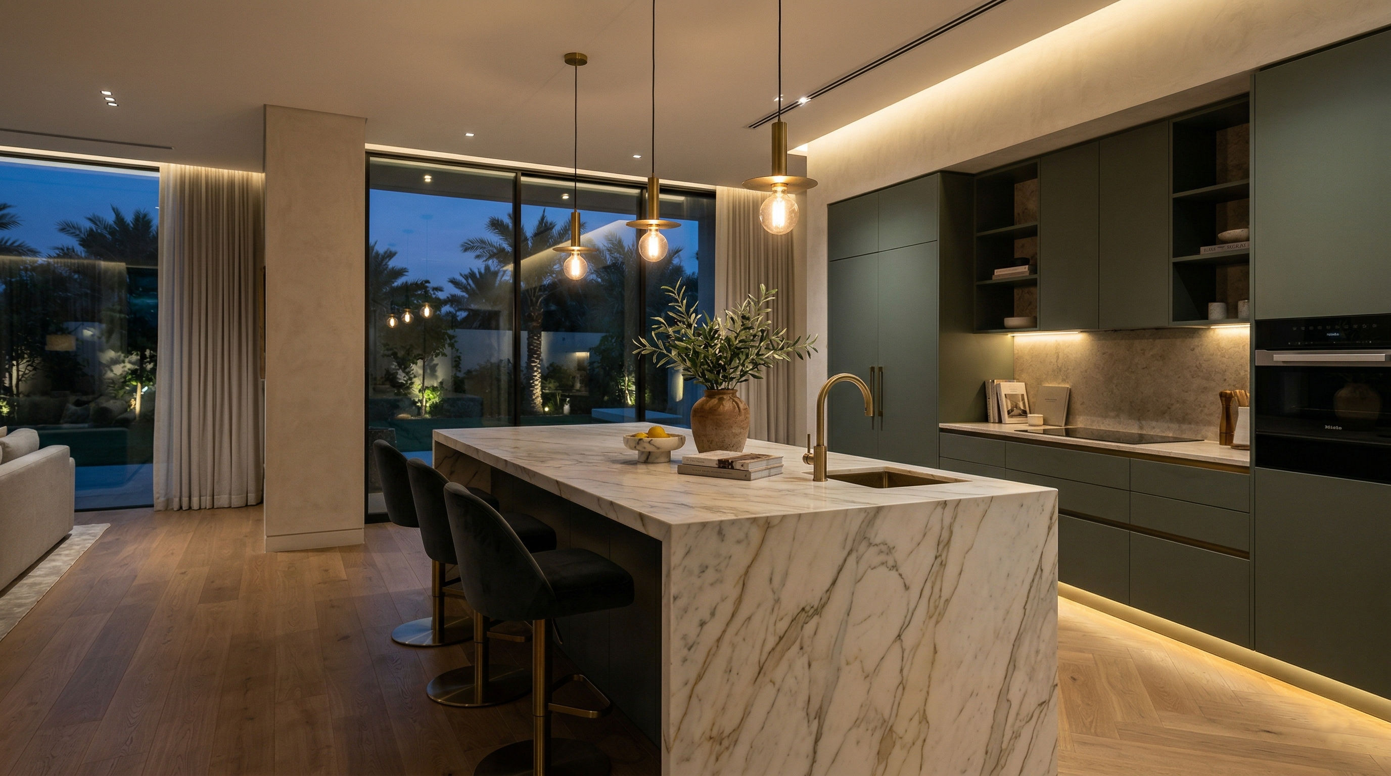 مطبخ فاخر حديث