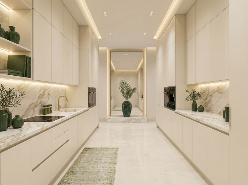 مطبخ مستقيم